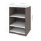 Bestar Cielo Full Murphy Bed with Floating Shelves (79W), Bark Grey & White 80897-47 - alternate 3